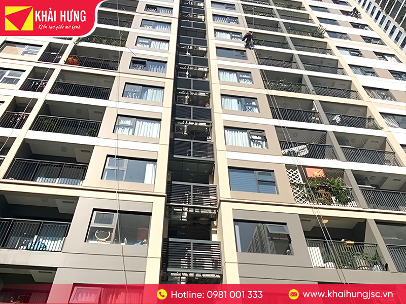 CHỐNG THẤM VÁCH KÍNH chuyên nghiệp - hiệu quả 2023 tại Khải Hưng 8 Dự án chống thấm tại chung cư Hanreco