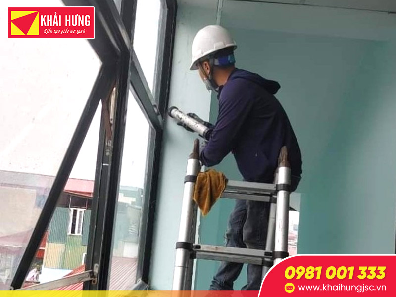 CHỐNG THẤM VÁCH KÍNH chuyên nghiệp - hiệu quả 2023 tại Khải Hưng 4 Chống thấm vách kính hiệu quả