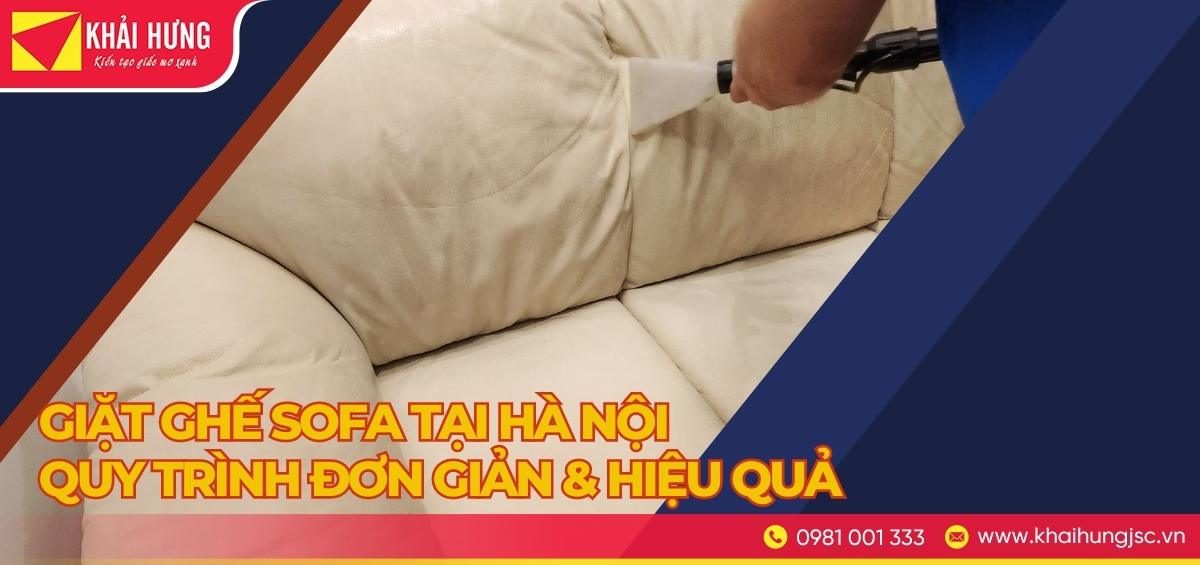 Giặt ghế sofa tại Hà Nội