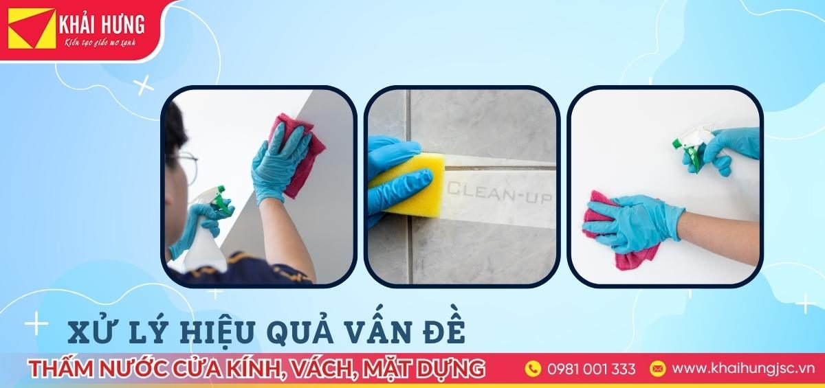 chống thấm vách kính tại Hà Nội