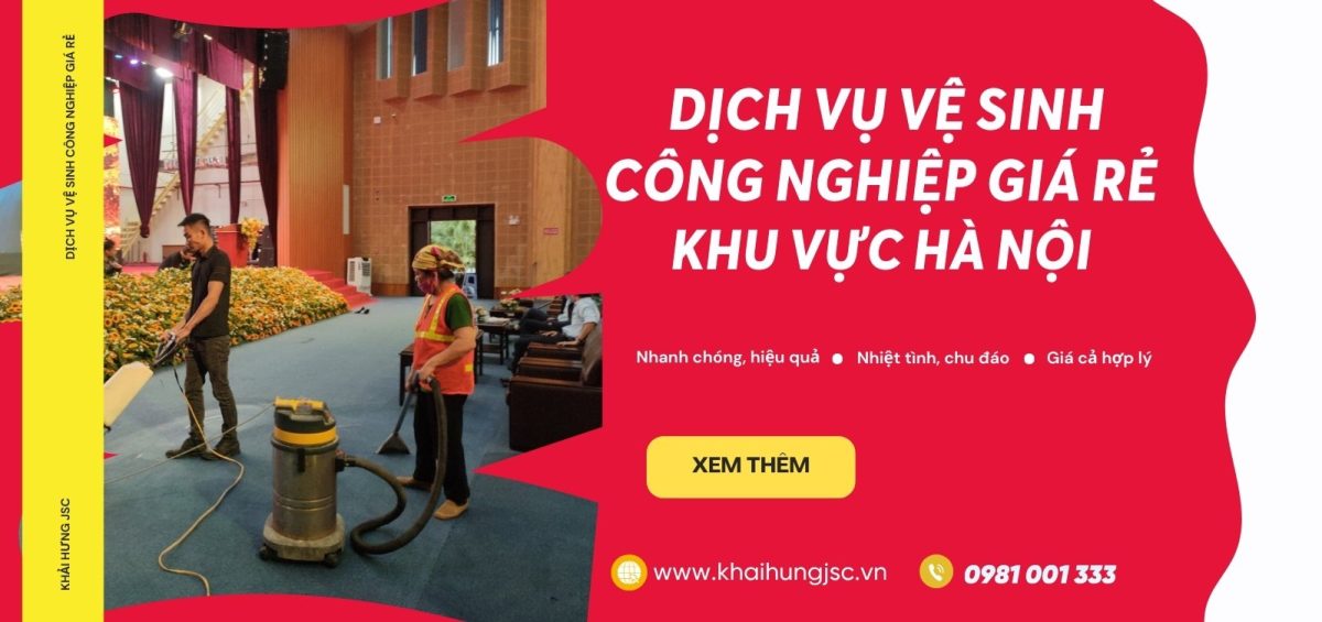 Dịch vụ vệ sinh công nghiệp giá rẻ