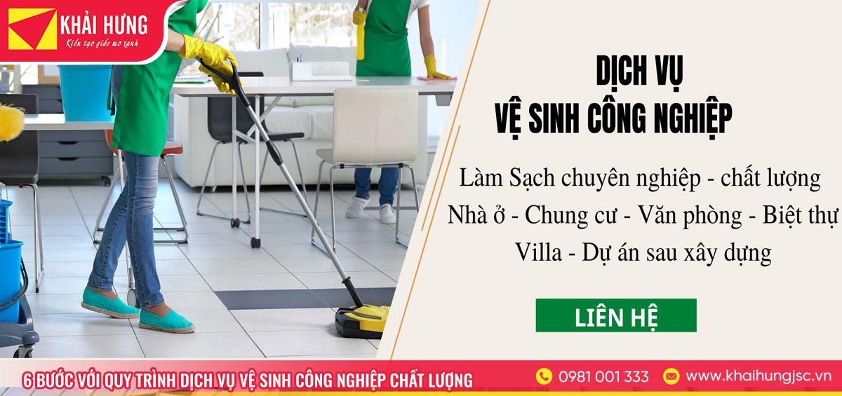 dịch vụ vệ sinh công nghiệp chất lượng